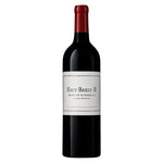 Chateau Haut Bailly Haut Bailly II, Rouge, Red Wine bottle with red topper and minimal white and black label