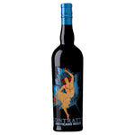 Contratto Americano Rosso Red WIne bottle with funky label showing illustration of woman