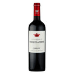 Couronne de Marquis de Terme Red Wine Bottle with Red topper and Minimal white label with red foil embossed logo